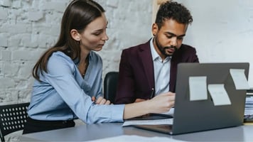 A remote assistant in a team meeting